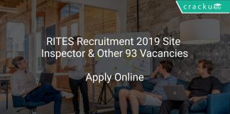 RITES Recruitment 2019 Site Inspector & Other 93 Vacancies