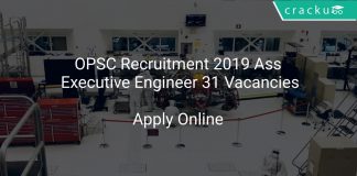 OPSC Recruitment 2019 Ass Executive Engineer 31 Vacancies