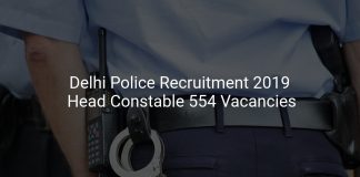 Delhi Police Head Constable Vacancies