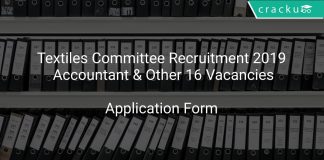 Textiles Committee Recruitment 2019 Accountant & Other 16 Vacancies