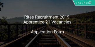 Rites Recruitment 2019 Apprentice 21 Vacancies