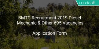 BMTC Recruitment 2019 Diesel Mechanic & Other 695 Vacancies