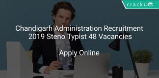Chandigarh Administration Recruitment 2019 Steno Typist 48 Vacancies
