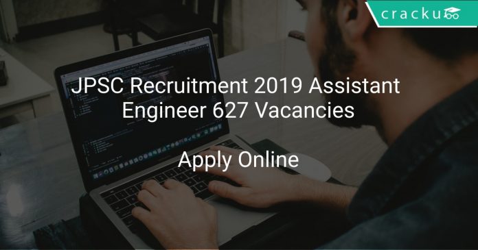 JPSC Recruitment 2019 Assistant Engineer 627 Vacancies