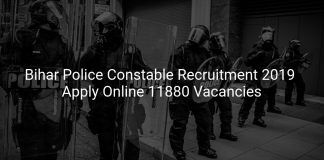 Bihar Police Constable Recruitment 2019