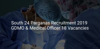 South 24 Parganas Recruitment 2019