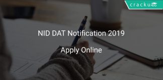 NID DAT Notification 2019