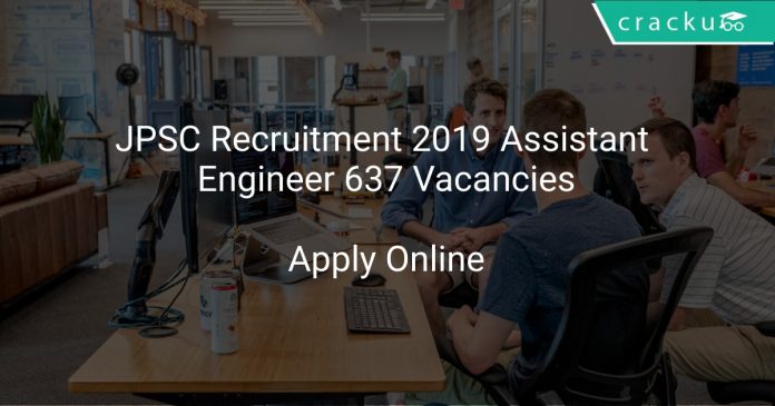 JPSC Recruitment 2019 Assistant Engineer 637 Vacancies