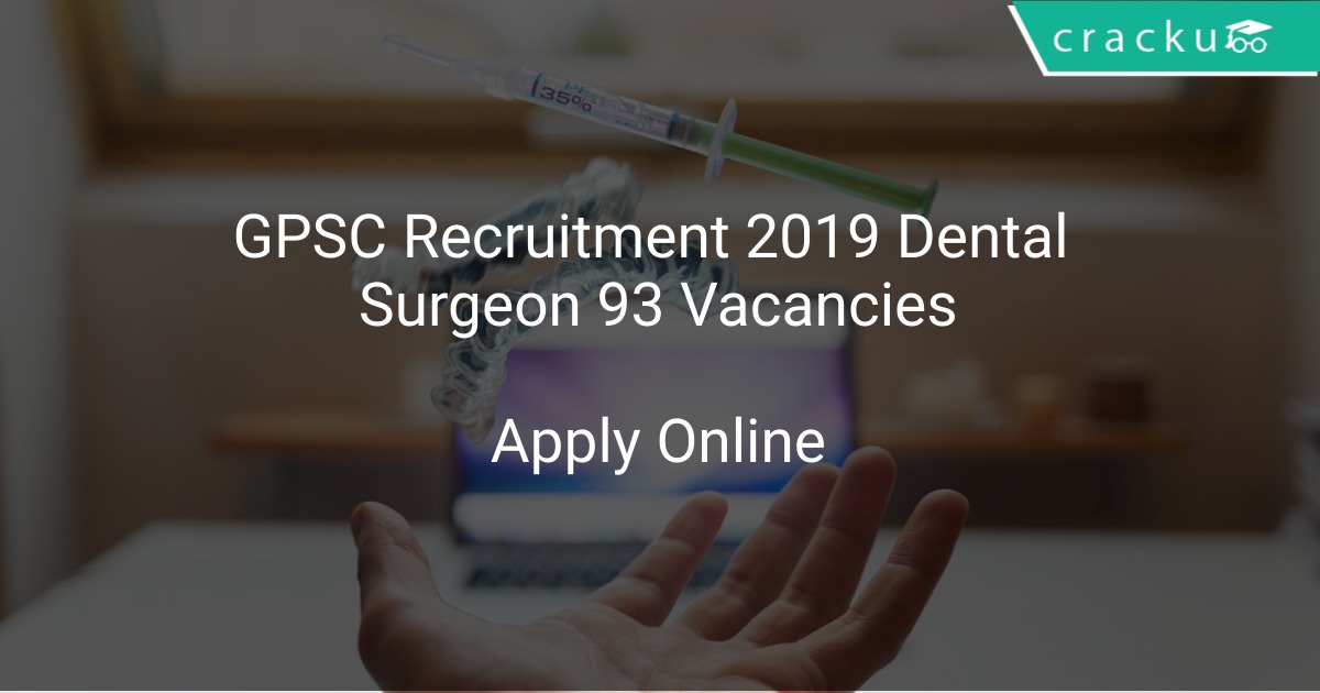Govt jobs for dental surgeon in india