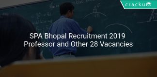 SPA Bhopal Recruitment 2019 Professor and Other 28 Vacancies