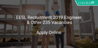 EESL Recruitment 2019 Engineer & Other 235 Vacancies