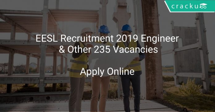 EESL Recruitment 2019 Engineer & Other 235 Vacancies