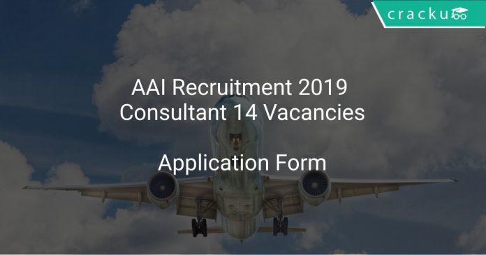 AAI Recruitment 2019 Consultant 14 Vacancies