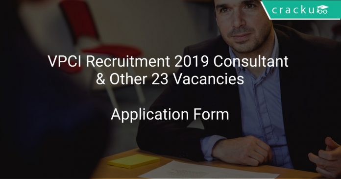 VPCI Recruitment 2019