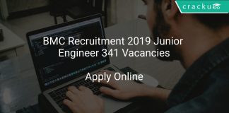 BMC Recruitment 2019 Junior Engineer 341 Vacancies