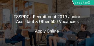TSSPDCL Recruitment 2019 Junior Assistant & Other 500 Vacancies