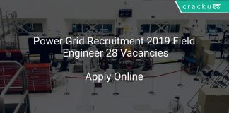 Power Grid Recruitment 2019 Field Engineer 28 Vacancies