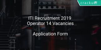 ITI Recruitment 2019 Operator 14 Vacancies