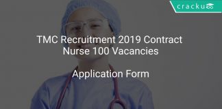 TMC Recruitment 2019 Contract Nurse 100 Vacancies