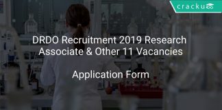 DRDO Recruitment 2019 Research Associate & Other 11 Vacancies