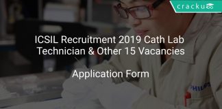 ICSIL Recruitment 2019 Cath Lab Technician & Other 15 Vacancies