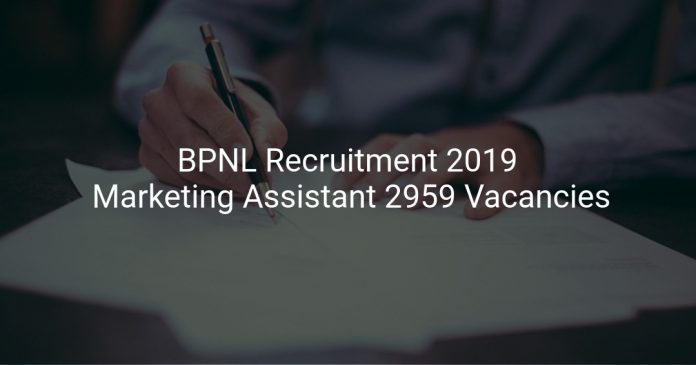 BPNL Recruitment 2019