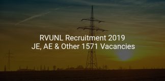 RVUNL Recruitment 2019