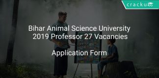 Bihar Animal Science University 2019 Professor 27 Vacancies