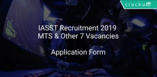 IASST Recruitment 2019 MTS & Other 7 Vacancies