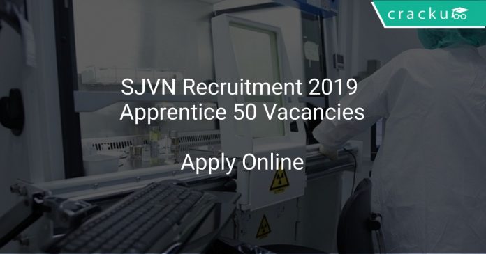SJVN Recruitment 2019 Apprentice 50 Vacancies