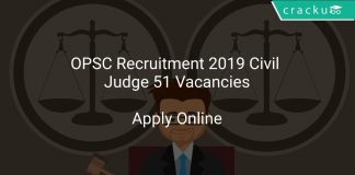 OPSC Recruitment 2019 Civil Judge 51 Vacancies