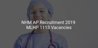 NHM AP Recruitment 2019 MLHP 1113 Vacancies