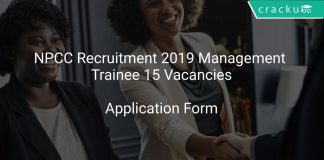 NPCC Recruitment 2019 Management Trainee 15 Vacancies