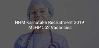 NHM Karnataka Recruitment 2019