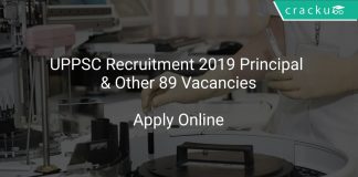 UPPSC Recruitment 2019 Principal & Other 89 Vacancies