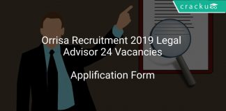 Orrisa Recruitment 2019 Legal Advisor 24 Vacancies
