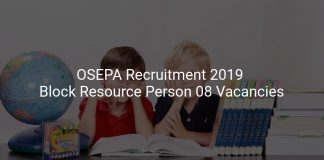 OSEPA Recruitment 2019