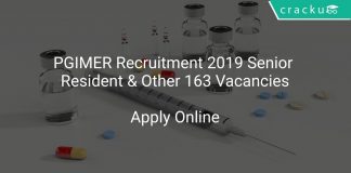 PGIMER Chandigarh Recruitment 2019