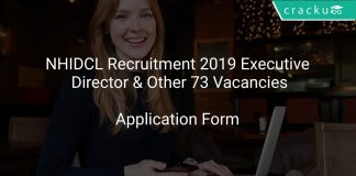 NHIDCL Recruitment 2019 Executive Director & Other 73 Vacancies