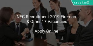 NFC Recruitment 2019 Fireman & Other 17 Vacancies