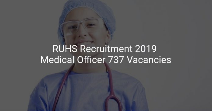 RUHS Recruitment 2019