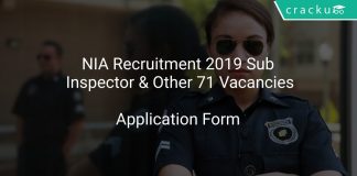 NIA Recruitment 2019 Sub Inspector & Other 71 Vacancies