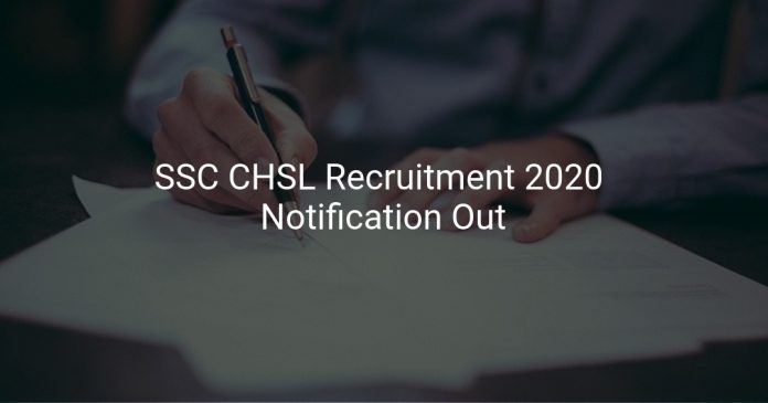 SSC CHSL Recruitment 2020