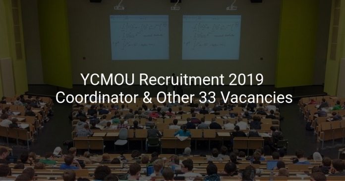 YCMOU Recruitment 2019