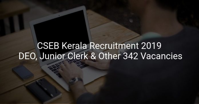 CSEB Kerala Recruitment 2019