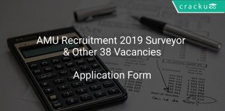 AMU Recruitment 2019 Surveyor & Other 38 Vacancies