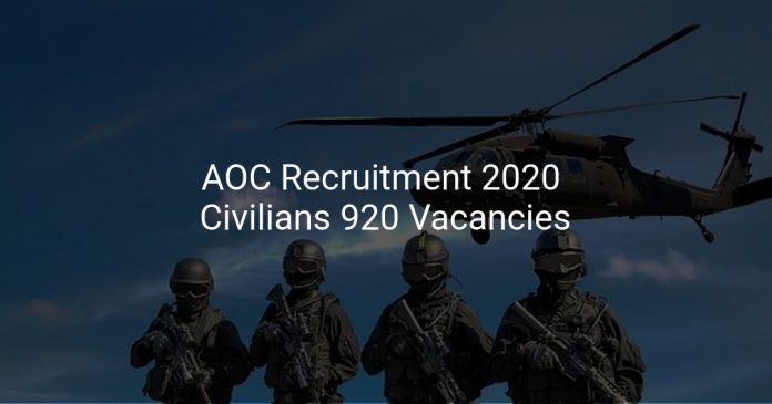 AOC Recruitment 2020