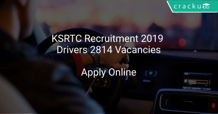 KSRTC Driver Recruitment 2019