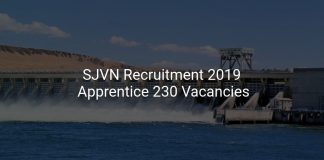 SJVN Recruitment 2019