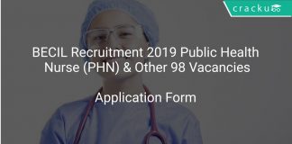 BECIL Recruitment 2019 Public Health Nurse (PHN) & Other 98 Vacancies